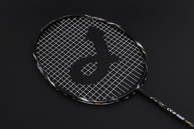 Premium Carbon Badmintonracket CX-B668 Zwart