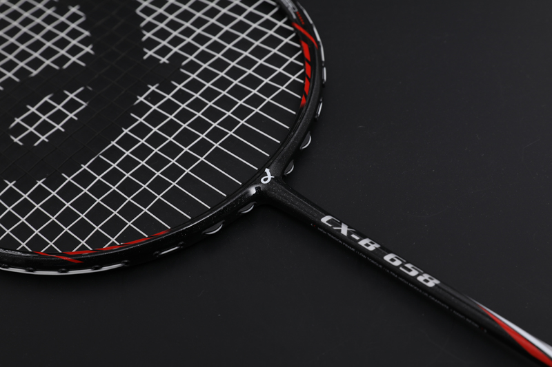 Premium Carbon Feather Racket CX-B658 Rood