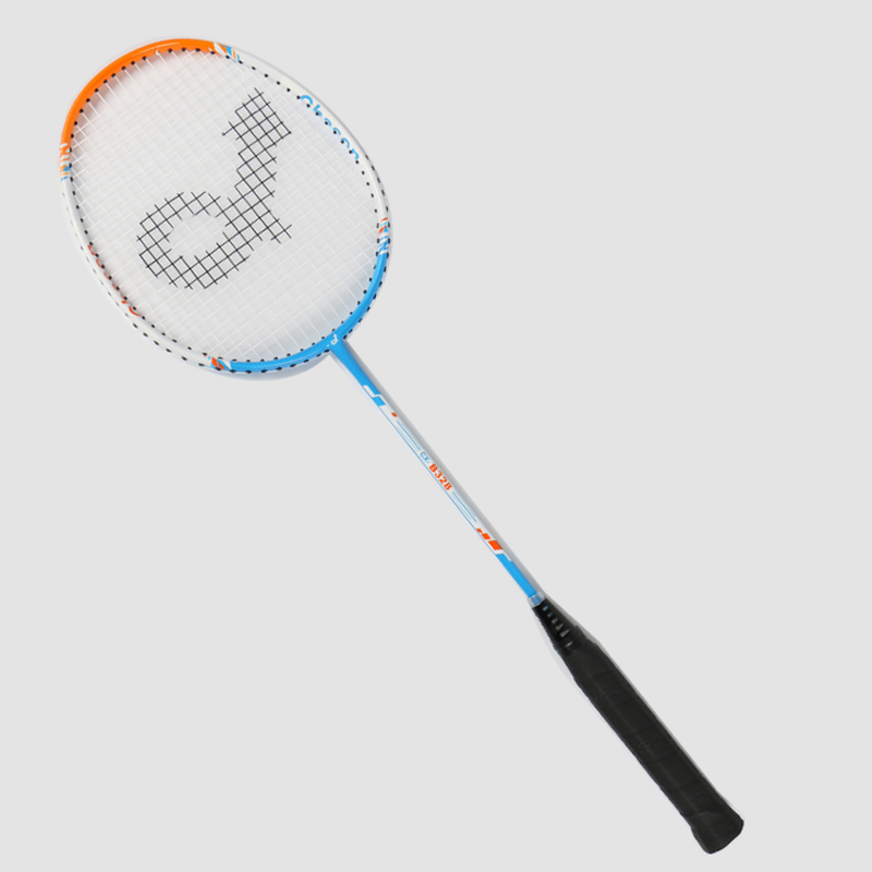 Aluminium gelegeerd staal middenbuis geïntegreerd badmintonracket CX-B328 blauw