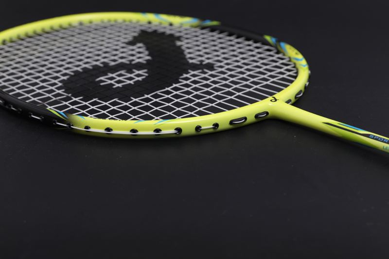 Iron Split Badmintonracket CX-B118 Geel