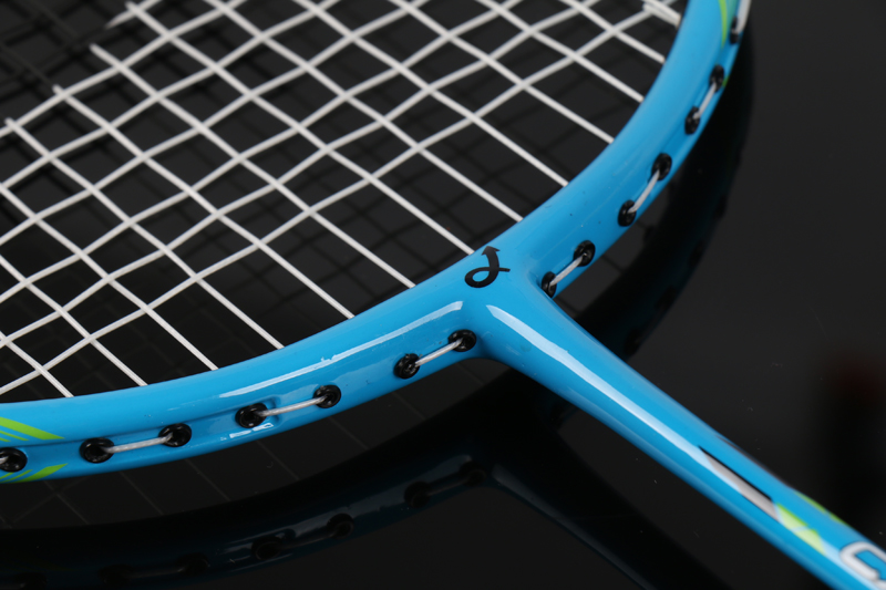 Aluminiumlegering Glasvezel Middenpaal Geïntegreerd badmintonracket CX-B518 Blauw